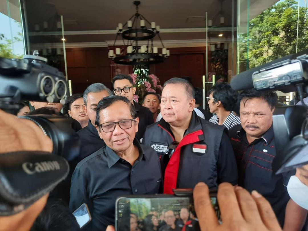 Cawapres Mahfud MD meminta jangan ada kecurangan di Pilpres 2024 nanti karena rakyat bisa marah. (Foto: Tim Media Ganjar Pranowo)