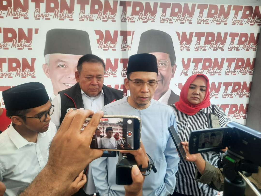 Wakil Ketua Koordinator Tim Pemenangan Nasional (TPN) Ganjar-Mahfud, TGB HM Zainul Majdi mengatakan, Ganjar Pranowo dan Mahfud MD bukan pemimpin yang dipoles, alias natural. (Foto: Tim Media Ganjar Pranowo)