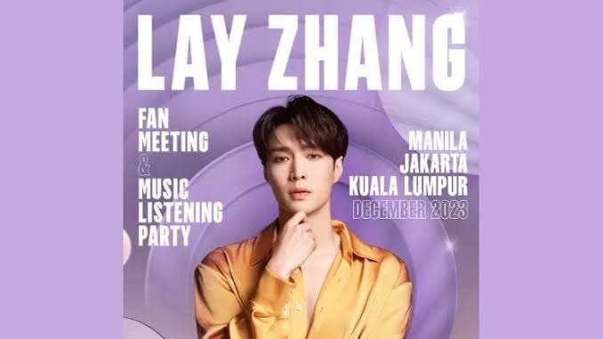 Lay EXO promosi fan meeting gratis di Jakarta pada Desember 2023. (Foto: Istimewa)