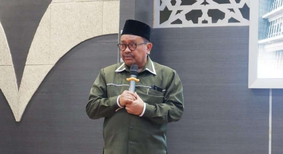 Prof Dr H Mas'ud Said MSi kembali terpilih secara aklamasi untuk periode 2023-2028 dalam Konferwil V PW ISNU Jatim. (Foto:isnu Jatim)