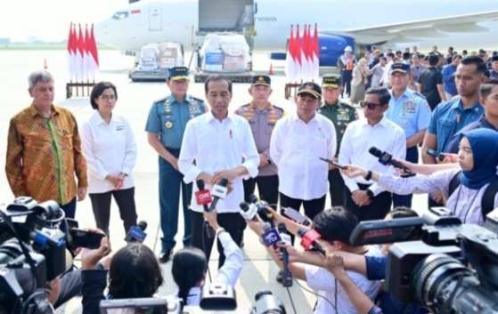 Presiden Joko Widodo memberi keterangan pers sehubungan  pertemuannya dengan Presiden AS Joe Biden (Foto: Setpres)