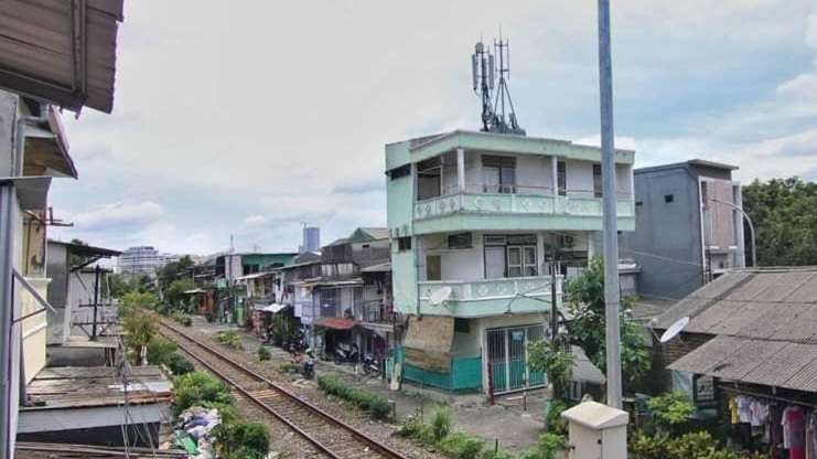 Ilustrasi perlintasan KA di kawasan Kota Surabaya. (Foto: Dishub Kota Surabaya)