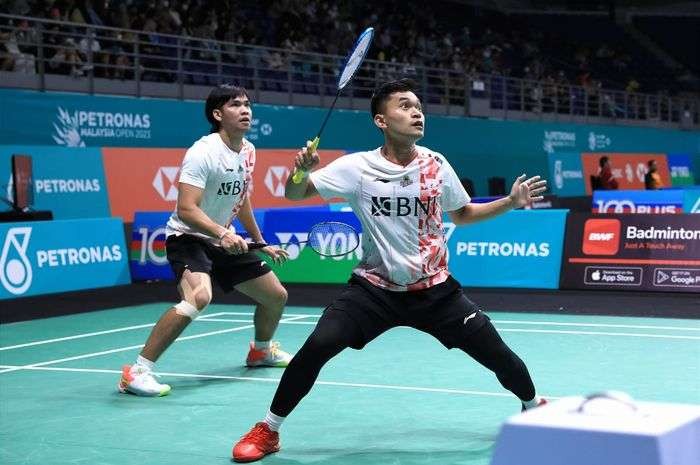 Leo Rolly Carnando/Daniel Marthin angkat koper dari China Masters 2023 setelah dikalahkan unggulan pertama Satwiksairaj Rankireddy/Chirag Shetty. (Foto: PBSI)