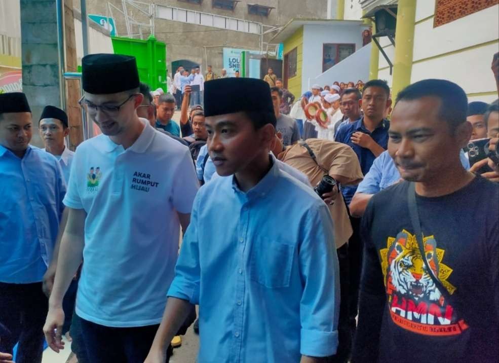 Gibran berkunjung ke Ponpes Amanatul Ummah Mojokerto. (Foto: Istimewa)