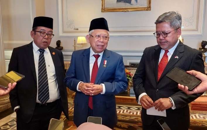 Wapres Ma'ruf Amin serukan pemuka agama berperan untuk menghentikan perang Israel vs Hamas. (Foto: Setwapres)