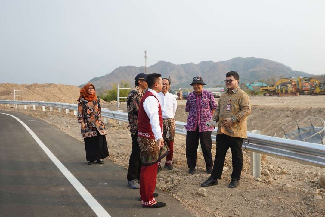 Pembebasan lahan untuk pembangunan Proyek Strategis Nasional (PSN) Tol Kediri- Kertosono yang ada di wilayah Kabupaten Kediri hampir rampung. (istimewa)