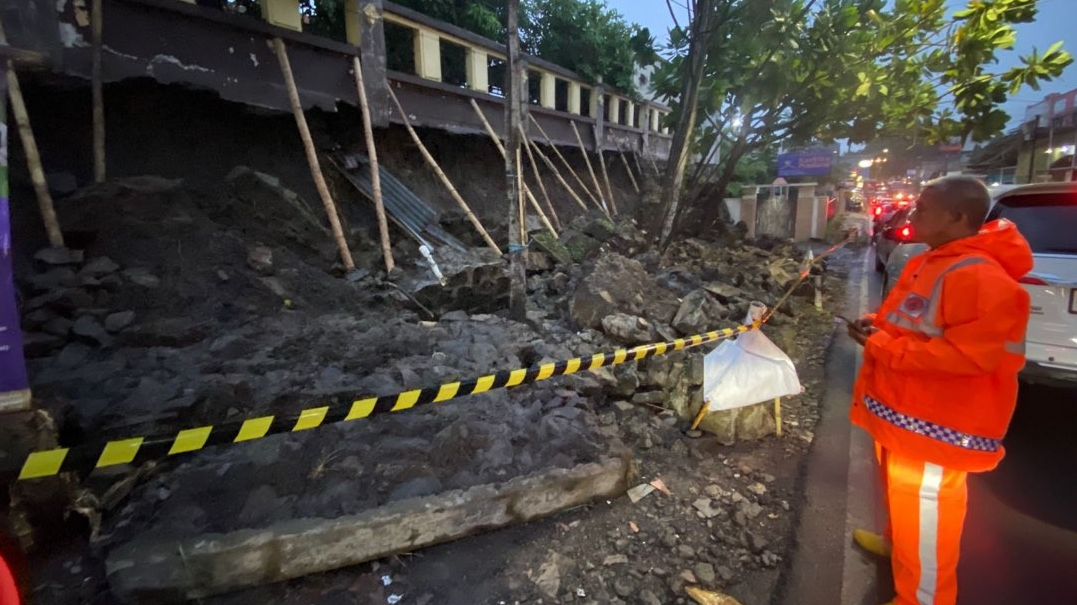 Salah satu titik yang terdampak banjir di Kota Malang (Foto: BPBD Kota Malang)