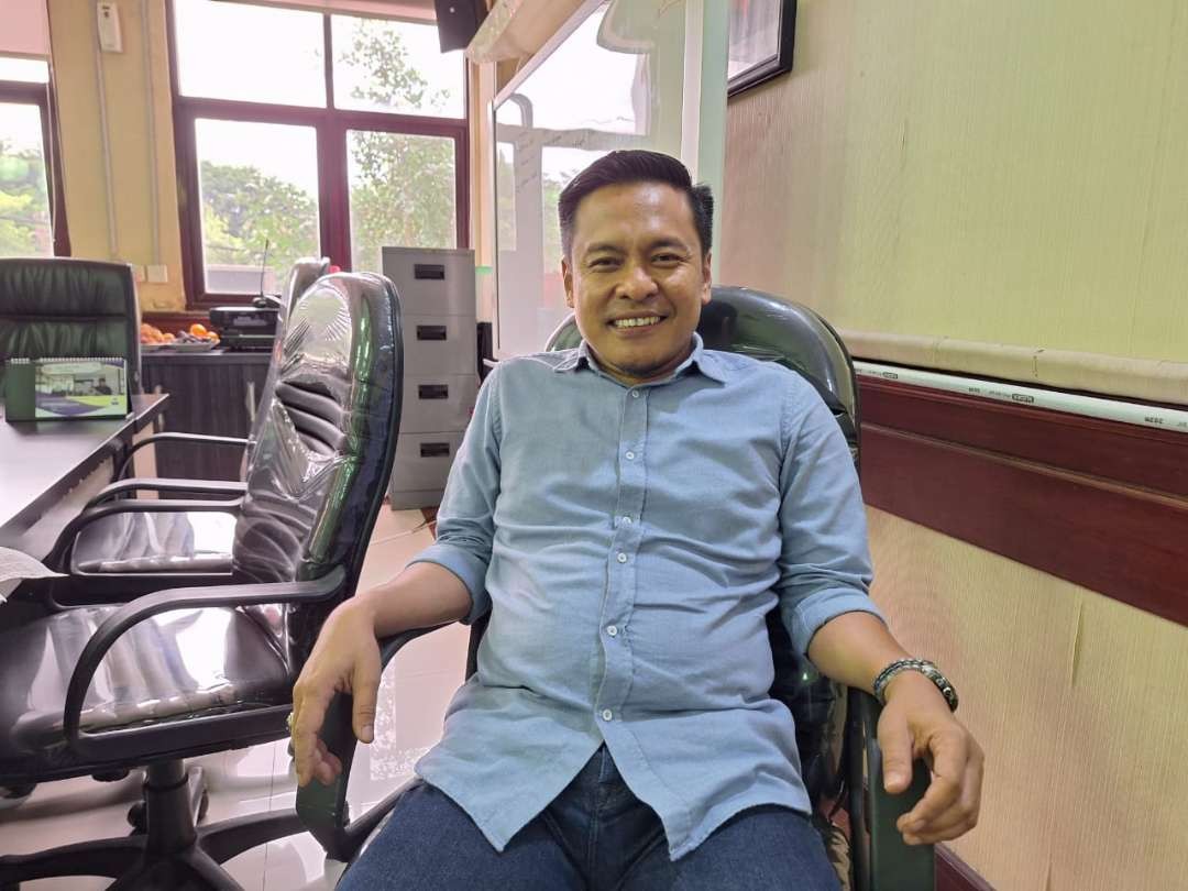 Ketua Komisi A DPRD Kota Surabaya dan Ketua DPD Golkar Surabaya, Arif Fathoni. (Foto: Julianus Palermo/Ngopibareng.id)