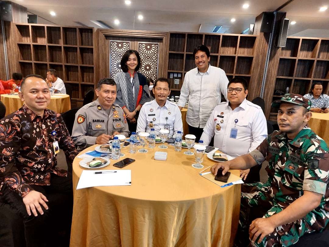 Kanwil Kemenkumham Jatim melalui Imigrasi Tanjung Perak menggelar Sosialisasi Kebijakan Keimigrasian terhadap Pengguna Tenaga Kerja Asing di Wilayah KEK Gresik, hari ini, Rabu 29 November 2023. (Foto: Humas Kemenkumham Jatim)