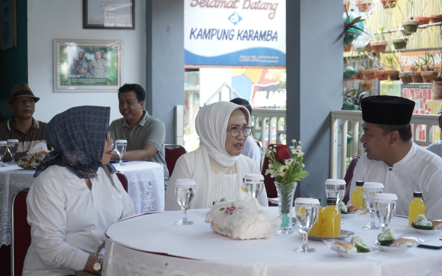 Pj. Bupati Lumajang, Indah Wahyuni menyebut jika angka Indeks Pembangunan Manusia (IPM) Kabupaten Lumajang kini di angka 69,46 poin. (Foto: Kominfo Lumajang)