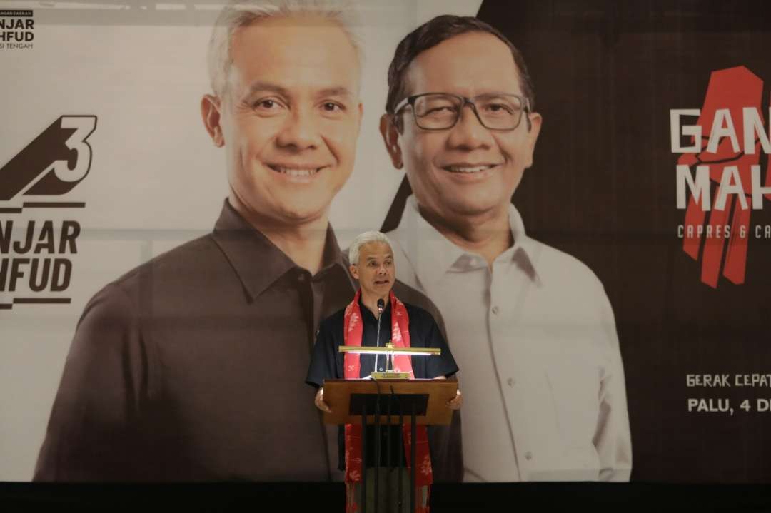 Capres 2024 Ganjar Pranowo komitmen untuk meneruskan pembangunan IKN. (Foto: Tim Media Ganjar)