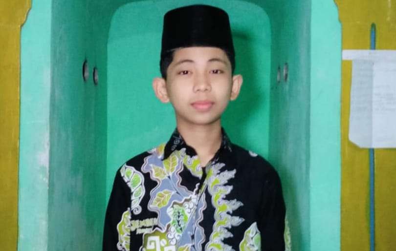 Iskandar Dzulqarnain, siswa AMP Al-Azhar Kecamatan Ledokombo, Jember peraih juara I STQH Nasional di Jambi (Foto: Istimewa)