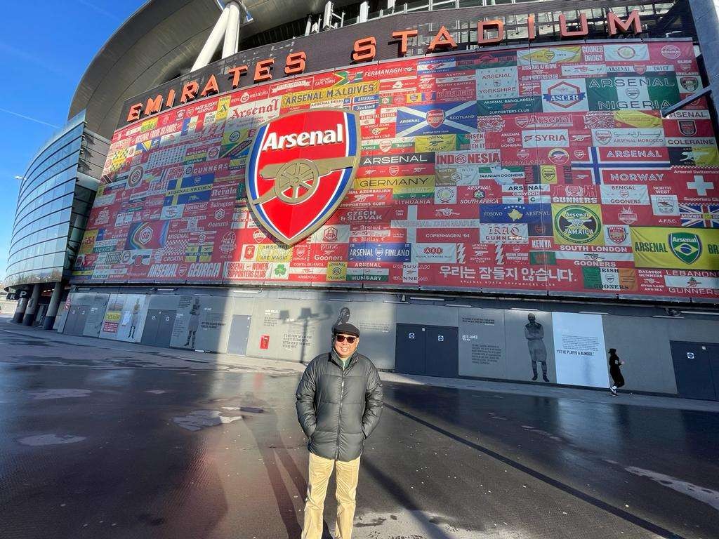 Emirates Stadium di London. (Foto: Dok. Arif Afandi)