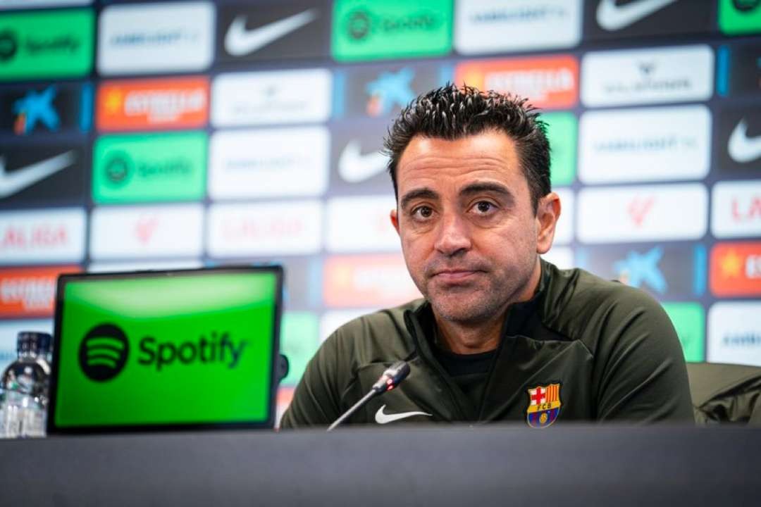 Xavi Hernandez mengakui kehebatan pelatih Girona, Michel. (Foto: X/@FCBarcelona)