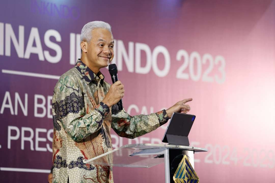 Capres 2024 Ganjar Pranowo tegaskan bahwa dirinya tidak menjatah timses dapatkan jabatan jika dia terpilih di Pilpres 2024 mendatang. (Foto: Tim Media Ganjar)