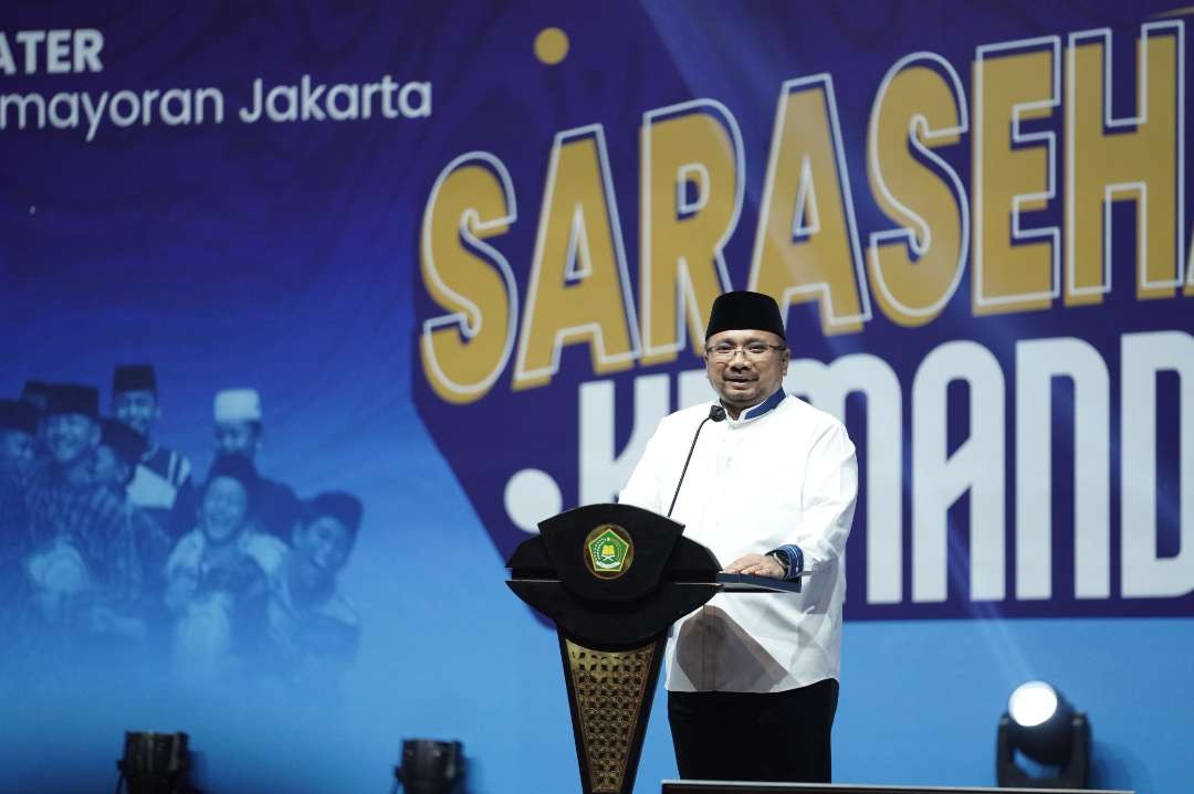 Kementerian Agama hari ini menggelar Sarasehan Peningkatan Prestasi dan Kemandirian Pesantren di Jakarta International Expo (JIEXPO). (Foto: Dok Kemenag)