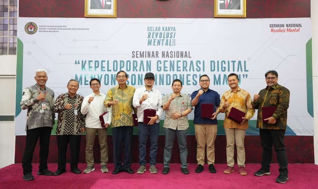 Kementerian Koordinator Bidang Pembangunan Manusia dan Kebudayaan (Kemenko PMK) melaksanakan Seminar Nasional Gelar Karya Revolusi Mental 2023. (Foto: Kemenko PMK)