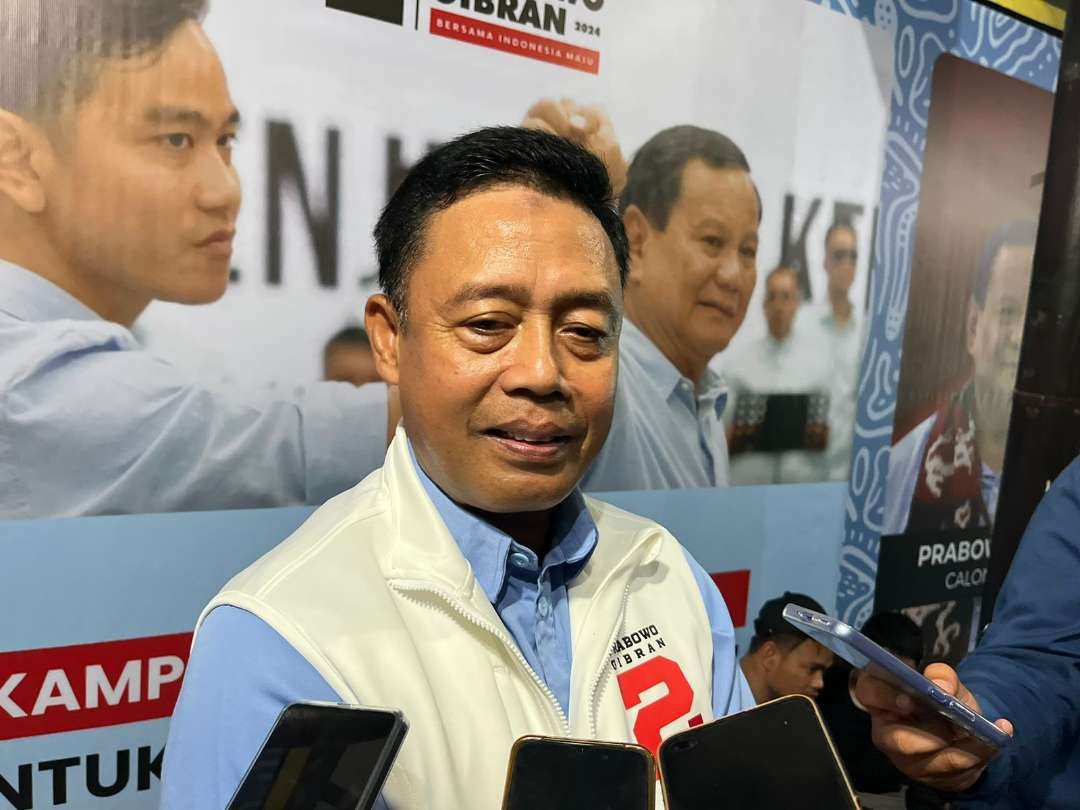 Ketua Tim Kampanye Daerah (TKD) Prabowo-Gibran, Boedi Prijo Soeprajitno. (Foto: Julianus Palermo/Ngopibareng.id)