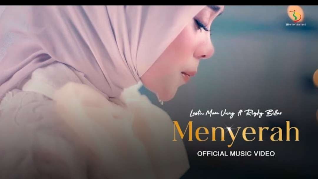 Lesti menyanyikan lagu baru berjudul Menyerah ciptaan suaminya, Rizky Billar. Trending 1 YouTube. (Foto: Tangkapan layar YouTube)