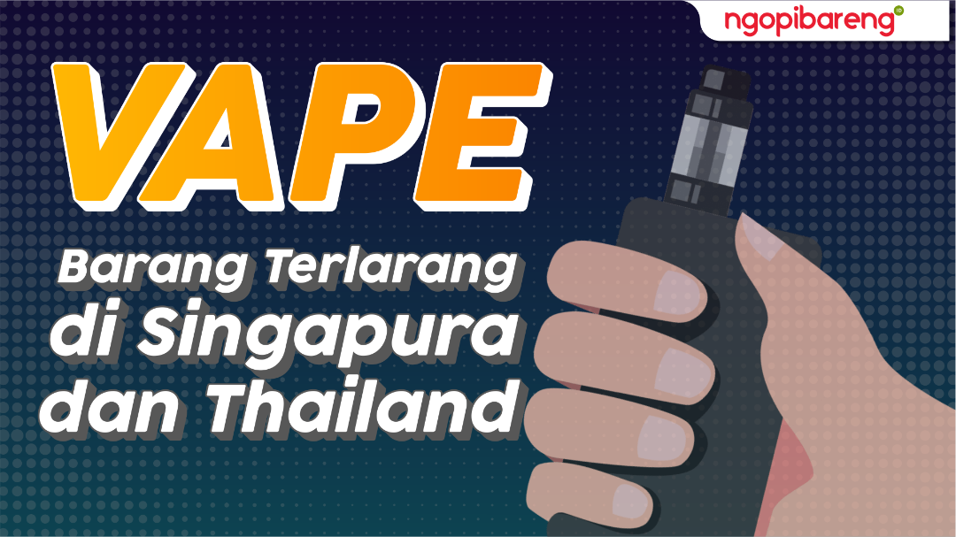 Vape atau rokok elektrik termasuk barang berbahaya di Singapura dan Thailand. (Ilustrasi: Chandra Tri Antomo/Ngopibareng.id)