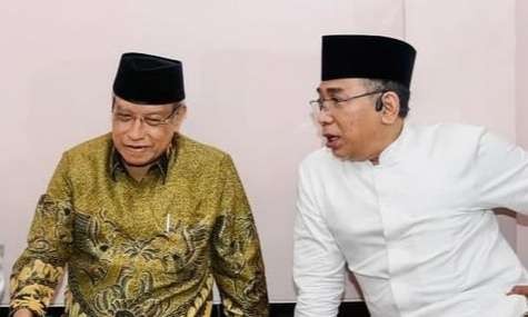 Dua kader Gus Dur: KH Said Aqil Siroj dan KH Yahya Cholil Staquf, manatan dan Ketua PBNU. (Foto:dok/ngopibareng.id)