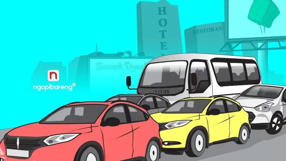 Libur Natal 2023 dan aktivitas di jalan tol.(Ilustrasi: ngopibareng.id)