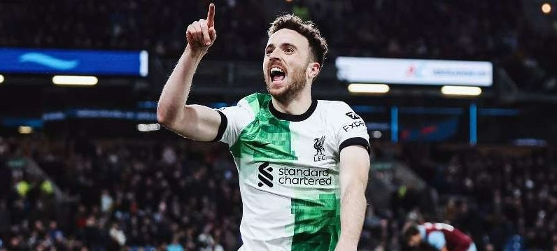 Diogo Jota mencetak satu gol dalam kemenangan 2-0 Liverpool atas Burnley