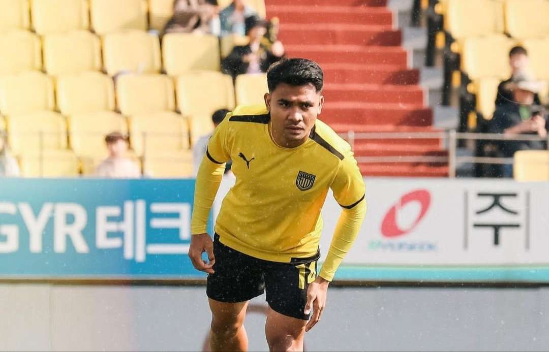 Asnawi Mangkualam pamitan dari klub Jeonnam Dragons. (Foto: Instagram @asnawi_bhr)