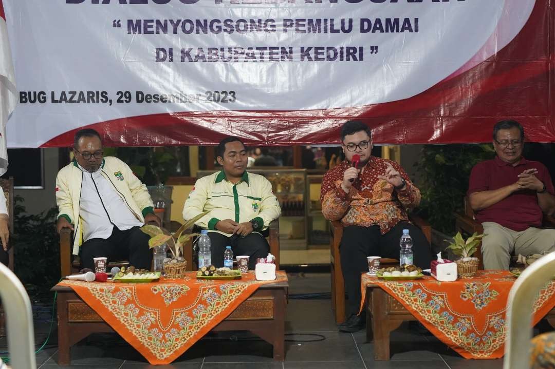 Dialog Kebangsaan, Bupati Kediri mendorong Pemuda Katolik Kembangkan Pertanian Organik. (Foto: Istimewa)