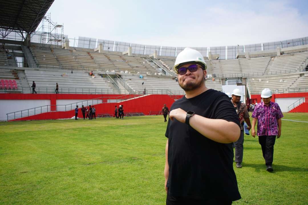 Wajah baru Stadion Gelora Daha Jayati, pusat olahraga, bisnis, dan hiburan di Kediri era Bupati Mas Dhito. (Foto:;Istimewa)