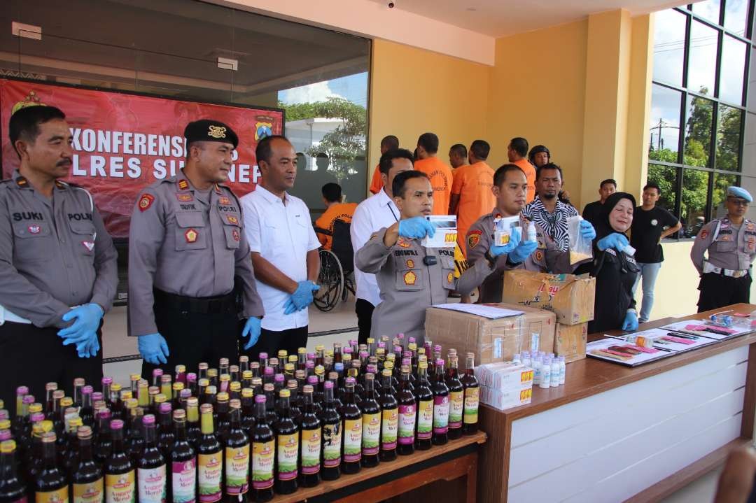 Polres Sumenep, Madura, mengungkap ratusan kasus tindak pidana sepanjang tahun 2023. (Foto: dok. polres sumenep)