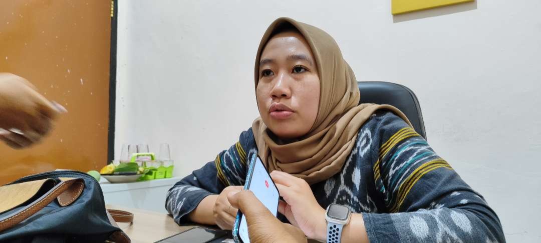 Revani Asmitaning Wulan selaku Kordinator Divisi  Penanganan Pelanggaran dan Penyelesaian Sengketa Bawaslu Kota Kediri. (Foto: Fendi Lesmana/ngopibareng.id)