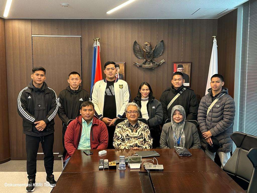 Dubes RI untuk Jepang Heri Akhmadi mengapresiasi keikutsertaan Tim Judo Indonesia dalam program latihan bersama (kangeiko) antar negara. (Foto: Dok KBRI Tokyo)