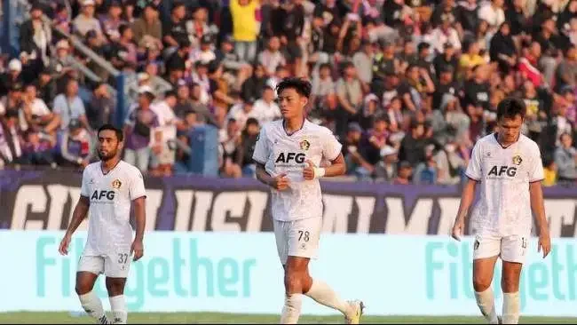 Persik Kediri gelar uji coba untuk menentukan kriteria tim lawan. (Foto: Istimewa)