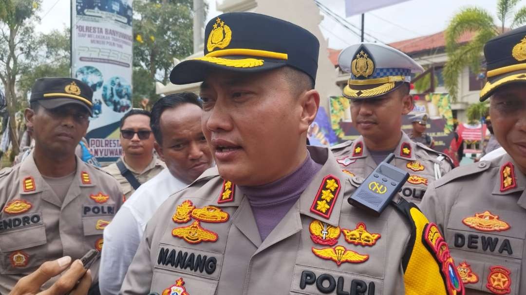 Kapolresta Banyuwangi Kombes Pol Nanang Haryono (foto: Muh Hujaini/Ngopibareng.id)