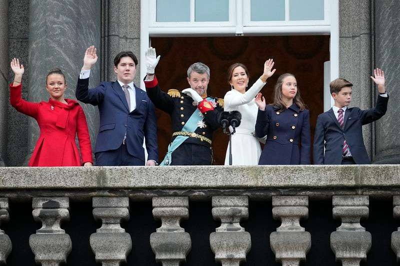 Keluarga Raja Frederik X. (Foto: AFP)