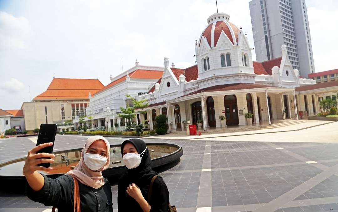 Swafoto di Balai Pemuda tak berbayar asal untuk pribadi, bukan komersial. (Foto: Humas Pemkot Surabaya)