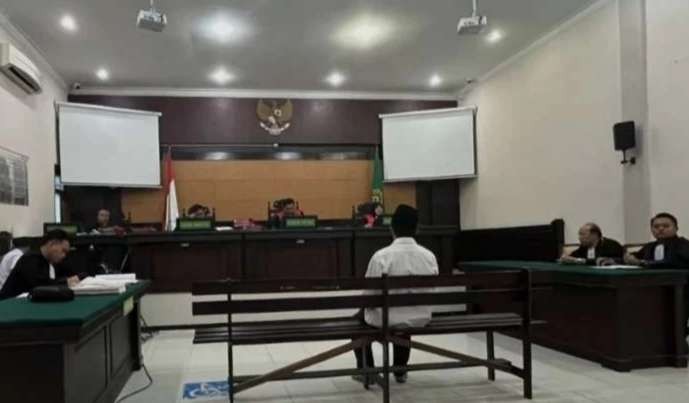 Sidang Kasus Pencabulan di PN Mojokerto.(Foto Deni Lukmantara/Ngopibareng)