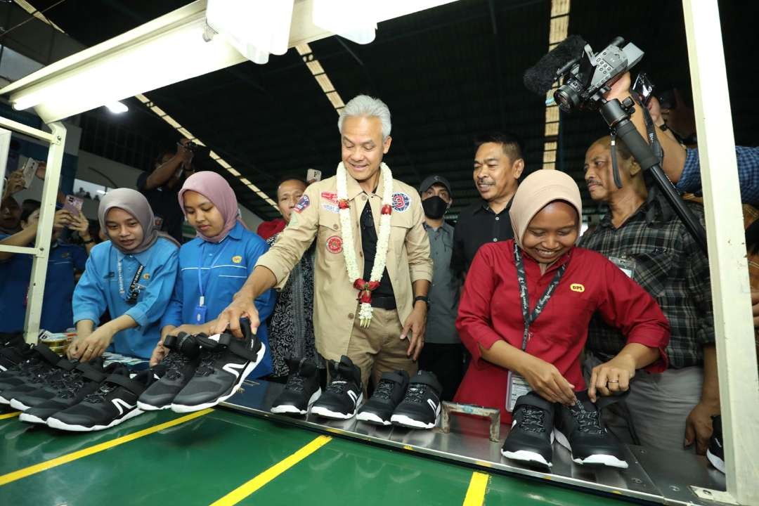 Ganjar Pranowo akan dorong ekspor aneka produk Indonesia. (Foto: Tim Media Ganjar)