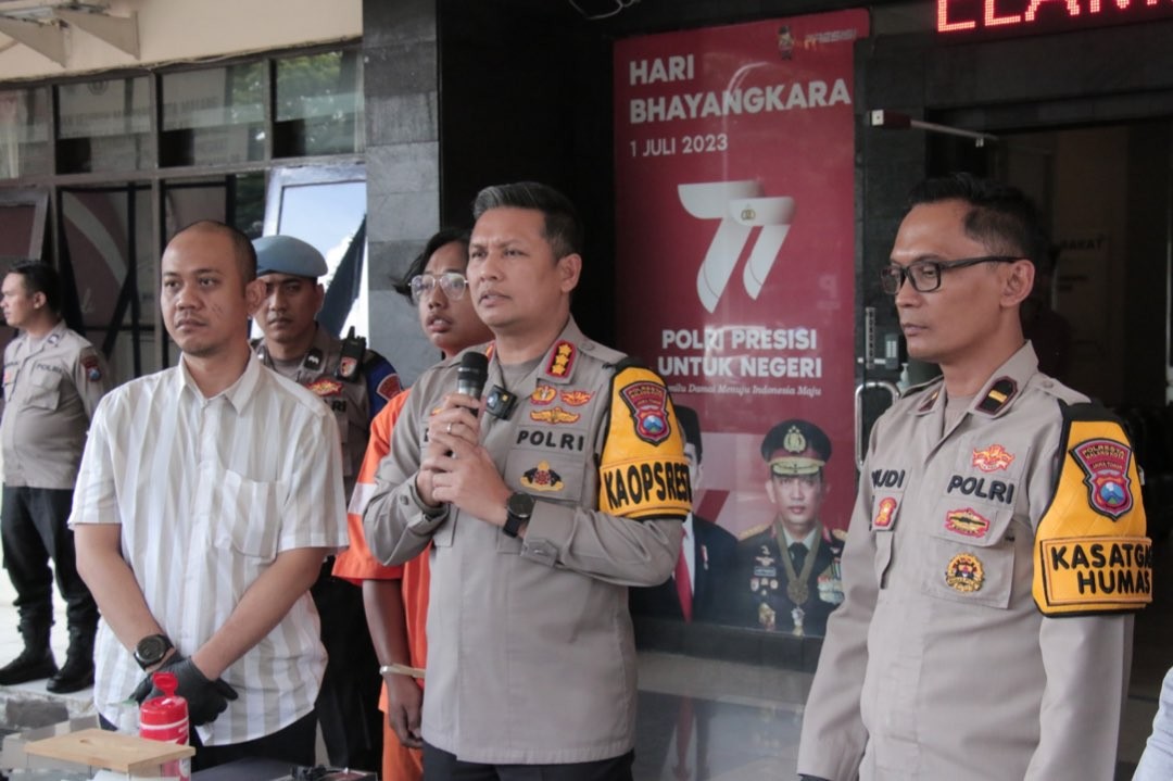 Kapolresta Malang Kota, Kombes Pol Bhudi Hermanto saat berada di Mapolresta Malang Kota (Foto: Lalu Theo/Ngopibareng.id)