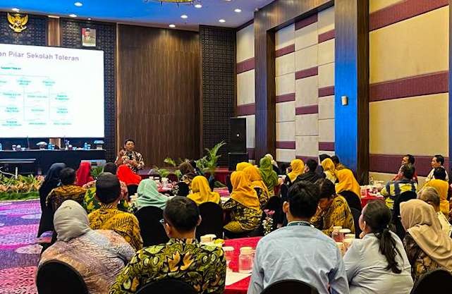 Paparan sekolah toleransi di Sidoarjo (Foto : Aini/Ngopibareng.id)