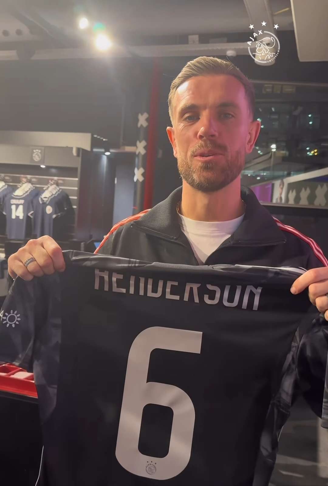 Jersey Jordan Henderson. (Foto: Instagram @afcajax)