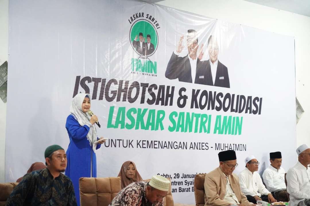 Istighotsah dan Konsolidasi Laskar Santri di Madura. (Foto: dok. Tim AMIN)