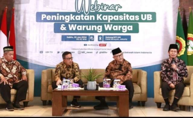 Ketua Umum DPP LDII Chriswanto Santoso bersama jajaran memantapkan kerja sama dengan Kemendag untuk merealisasikan program 1000 warung (Foto: MC LDII)I