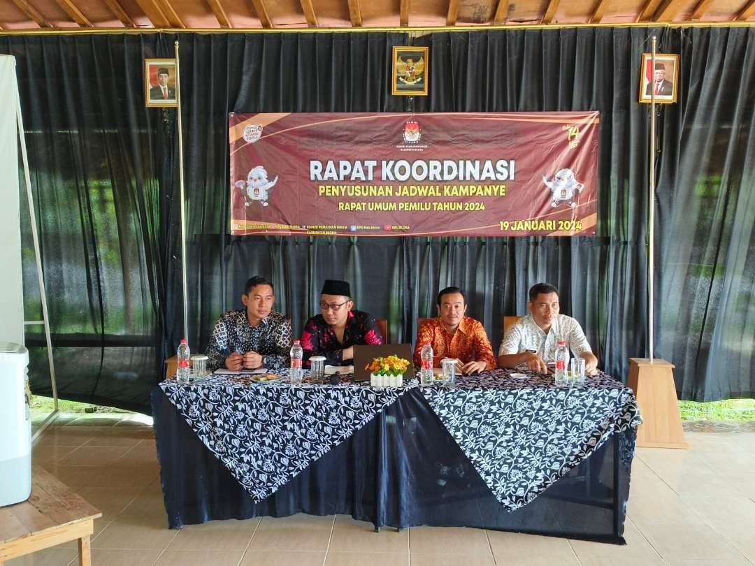 Rapat penetapan itu, telah dilaksanakan pada 19 Januari 2024 lalu (dok. KPU Kabupaten Blora)