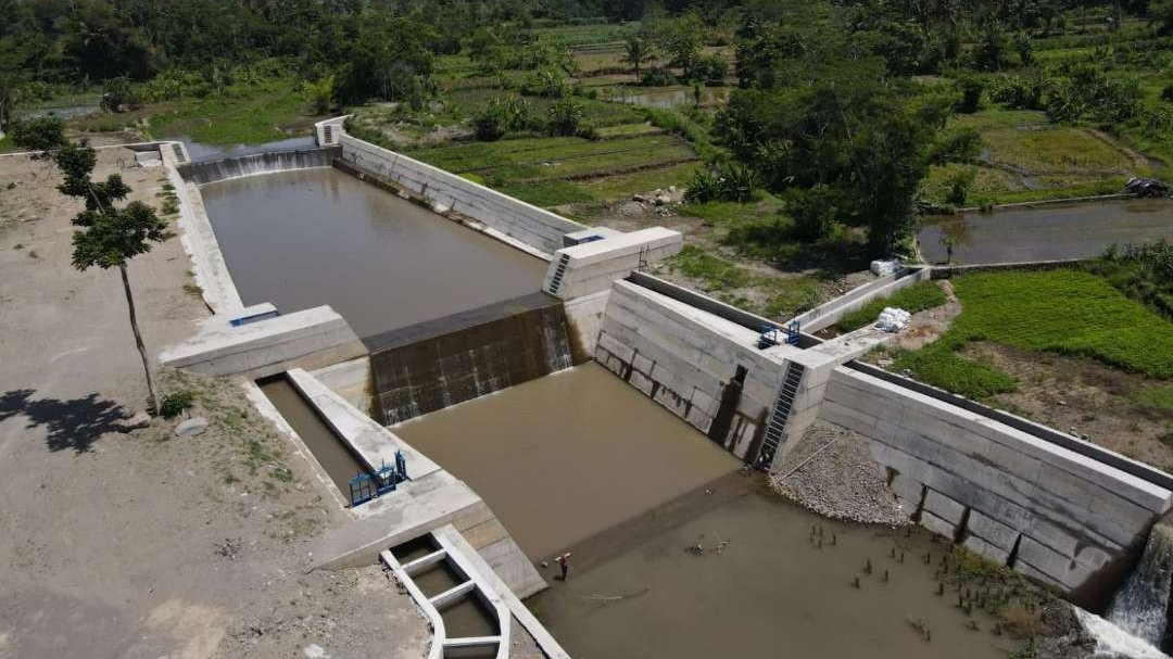 Sabo Dam Sungai Krasak Kecamatan Salam.