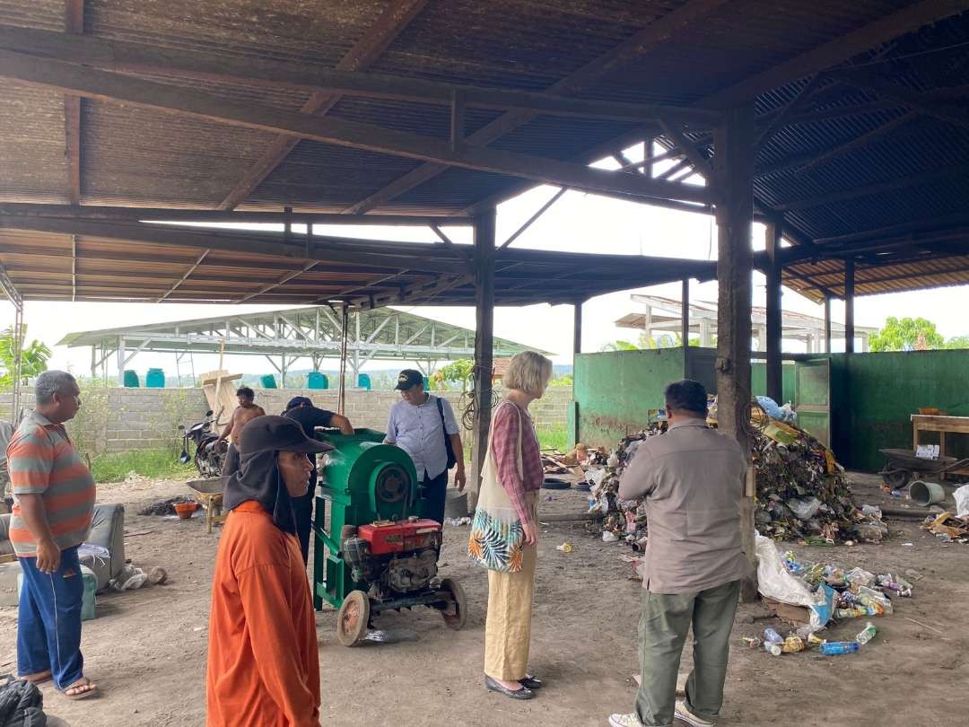 Salah satu upaya pengelolaan sampah di Banyuwangi (foto:Humas Pemkab Banyuwangi)