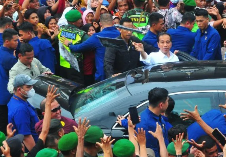 Presiden Joko Widodo saat di Ngawi, Selasa 23 Januari 2024. (Foto: Ant)