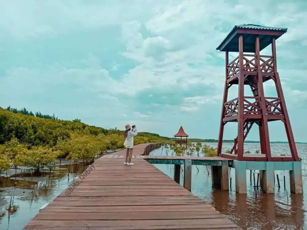 Pantai Bahak Indah di Desa Curahdringu, Kecamatan Tongas, Kabupaten Probolinggo. (Foto: Instagram/explorewisataprobolinggo).