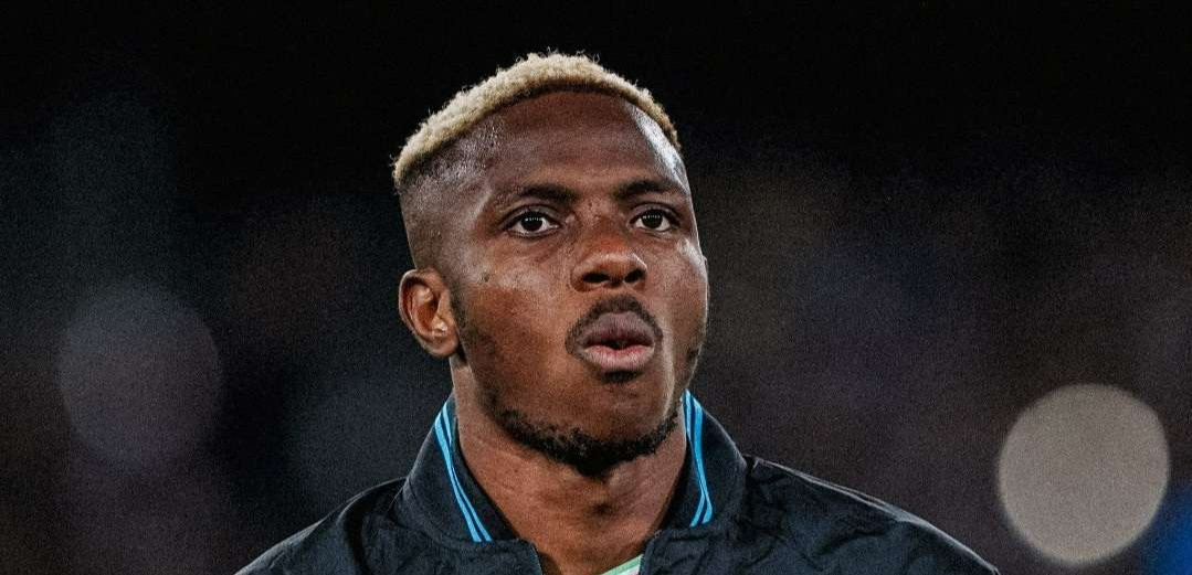 Striker Napoli, Victor Osimhen, memberi petunjuk ke mana dia akan melangkah di musim panas musim depan. (Foto: X/@victorosimhen9)